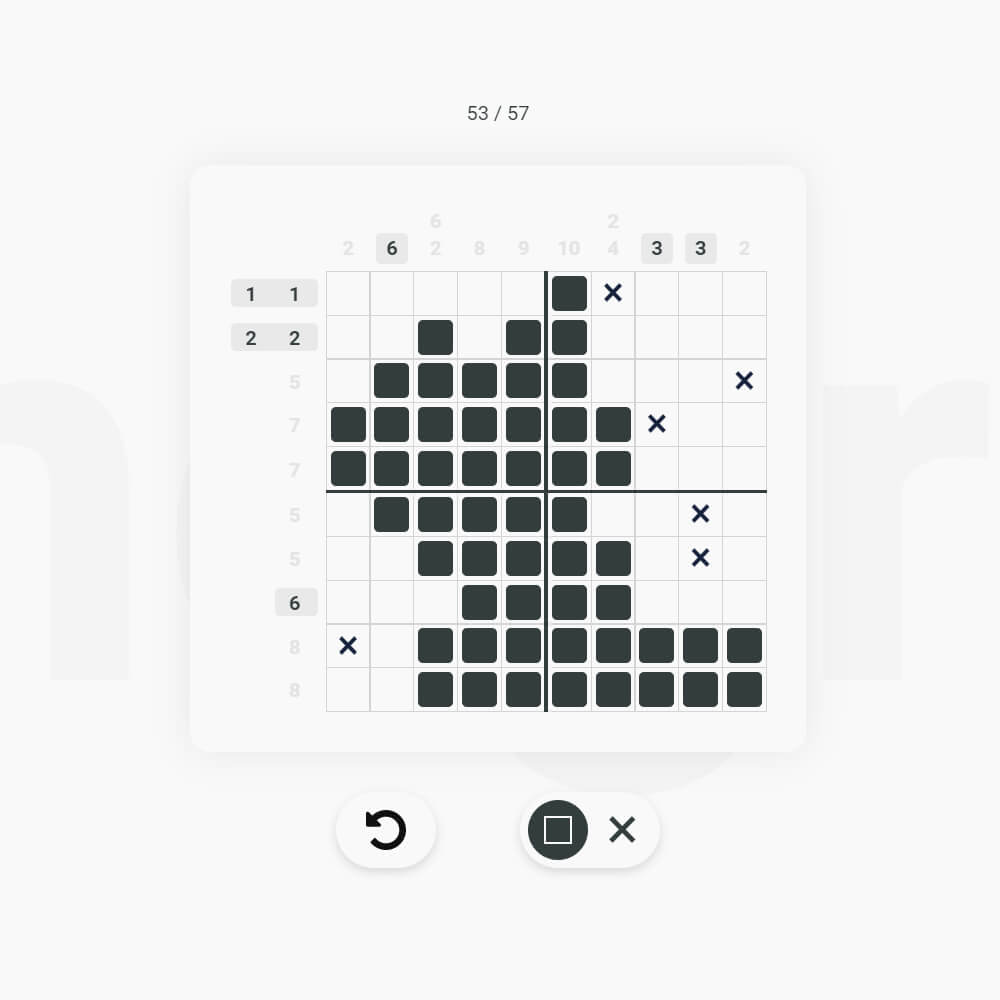 Preview while solving the puzzle